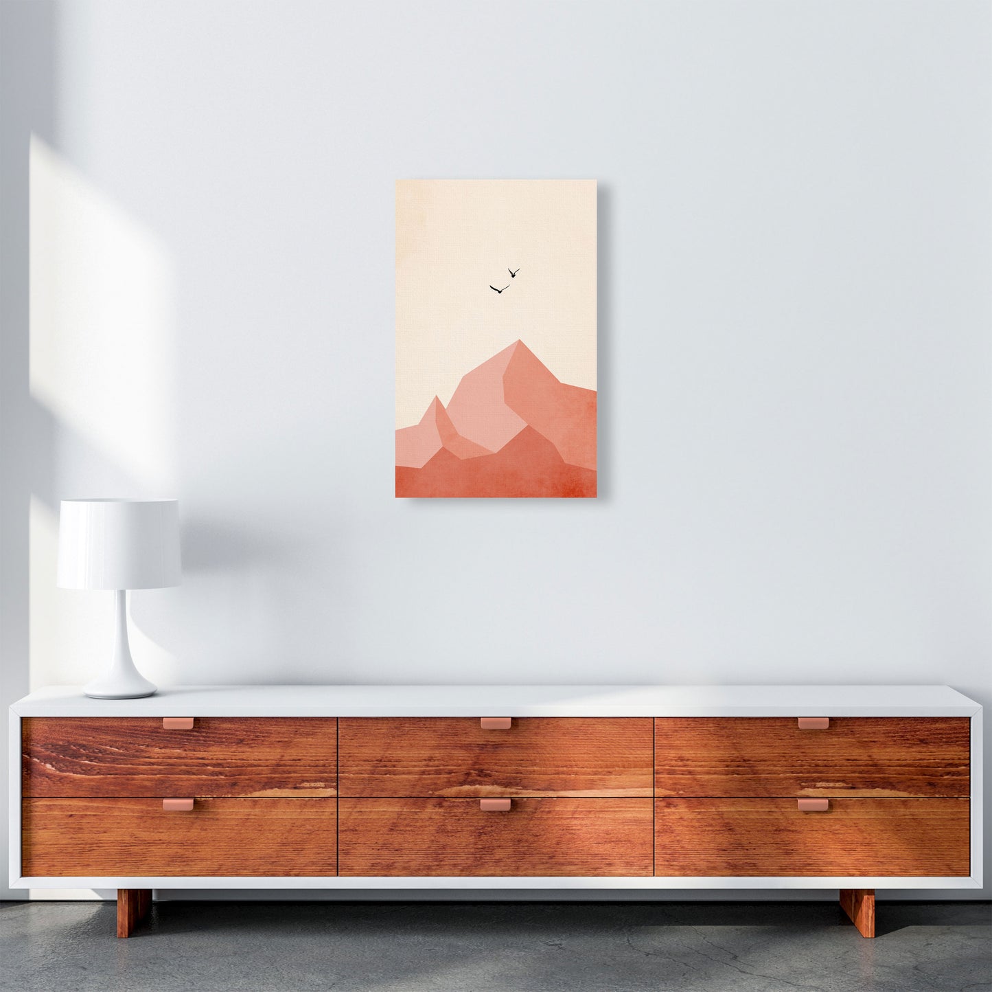 Zugspitze EINS Art Print by Kubistika A3 Canvas