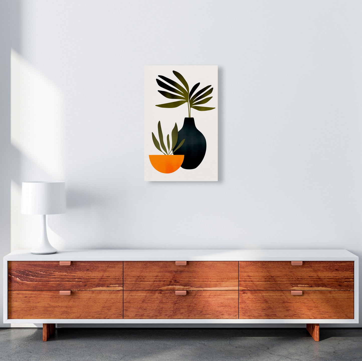 Scandinavian Stilllife 1 Art Print by Kubistika A3 Canvas