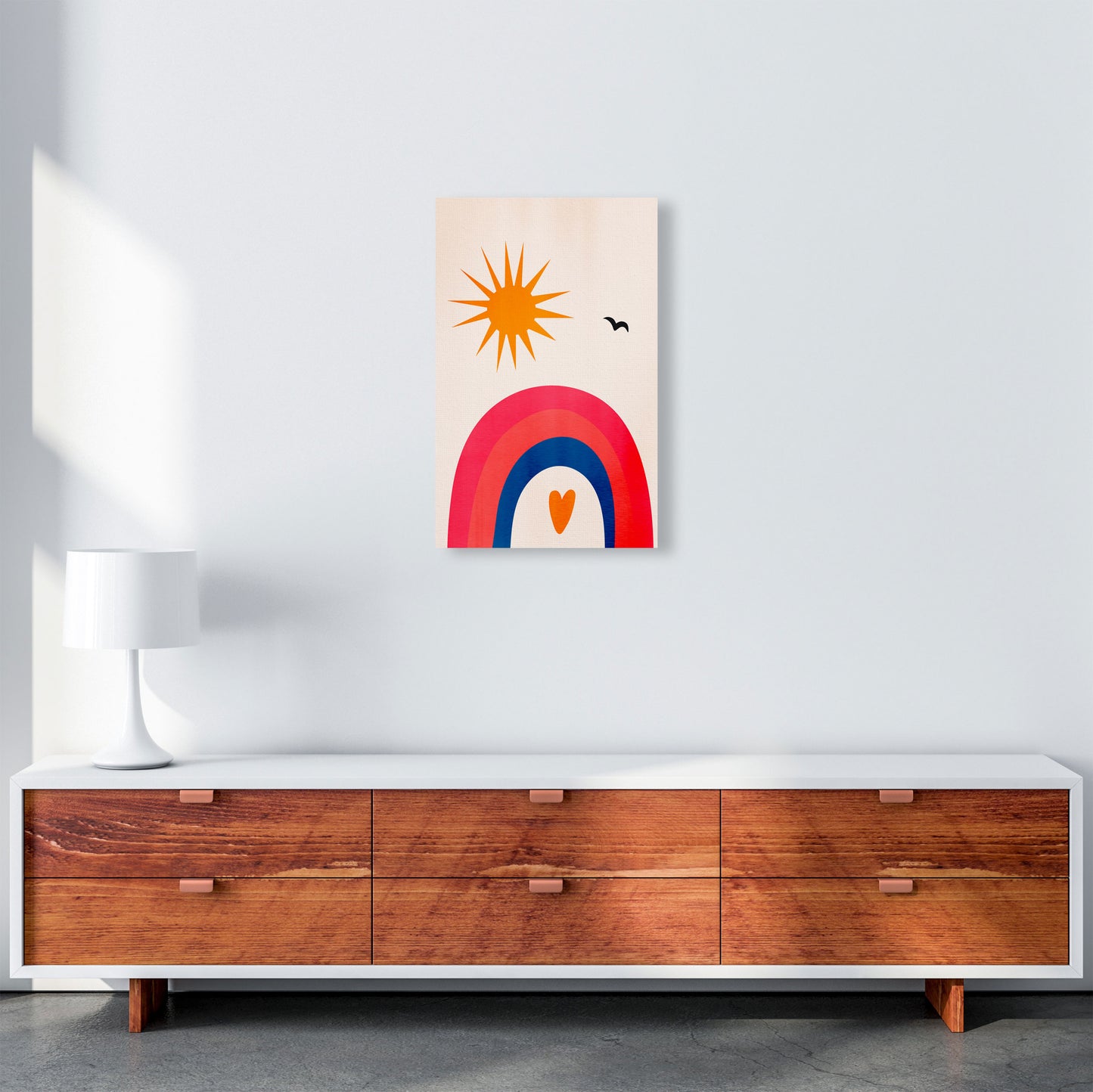 Happy Days! Art Print by Kubistika A3 Canvas