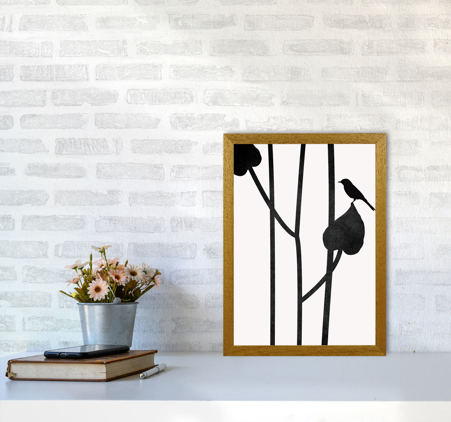 The Bird Contemporary Art Print by Kubistika A3 Print Only