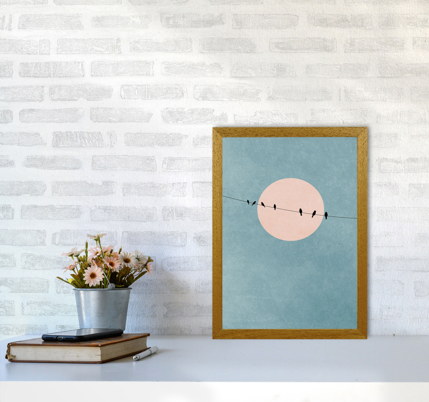 The Beauty Of Silence Contemporary Art Print by Kubistika A3 Print Only