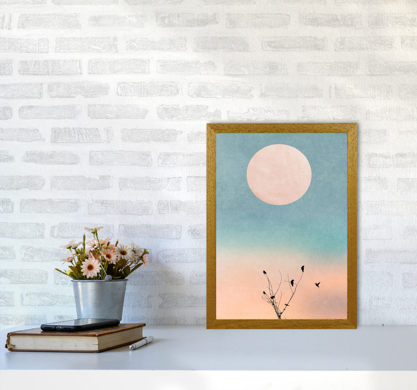 Waking Up Warm Contemporary Art Print by Kubistika A3 Print Only