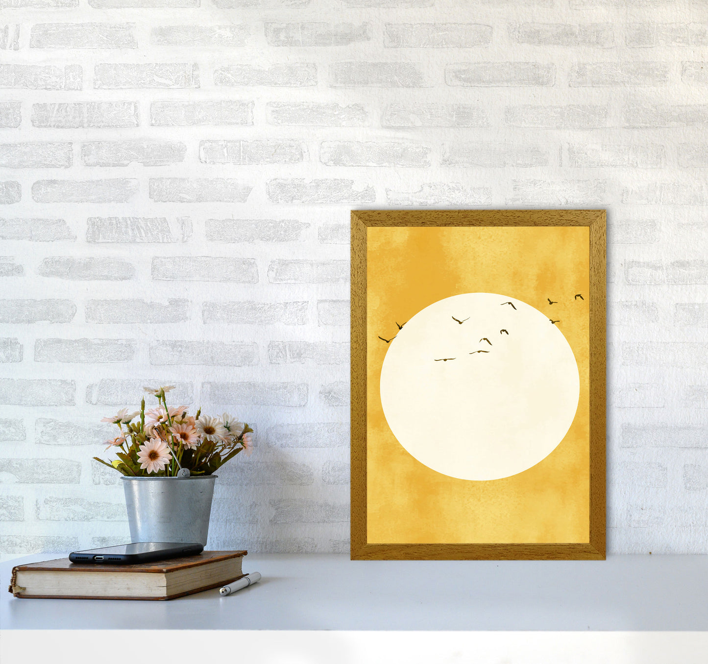 A Daylight Journey Modern Contemporary Art Print by Kubistika A3 Print Only