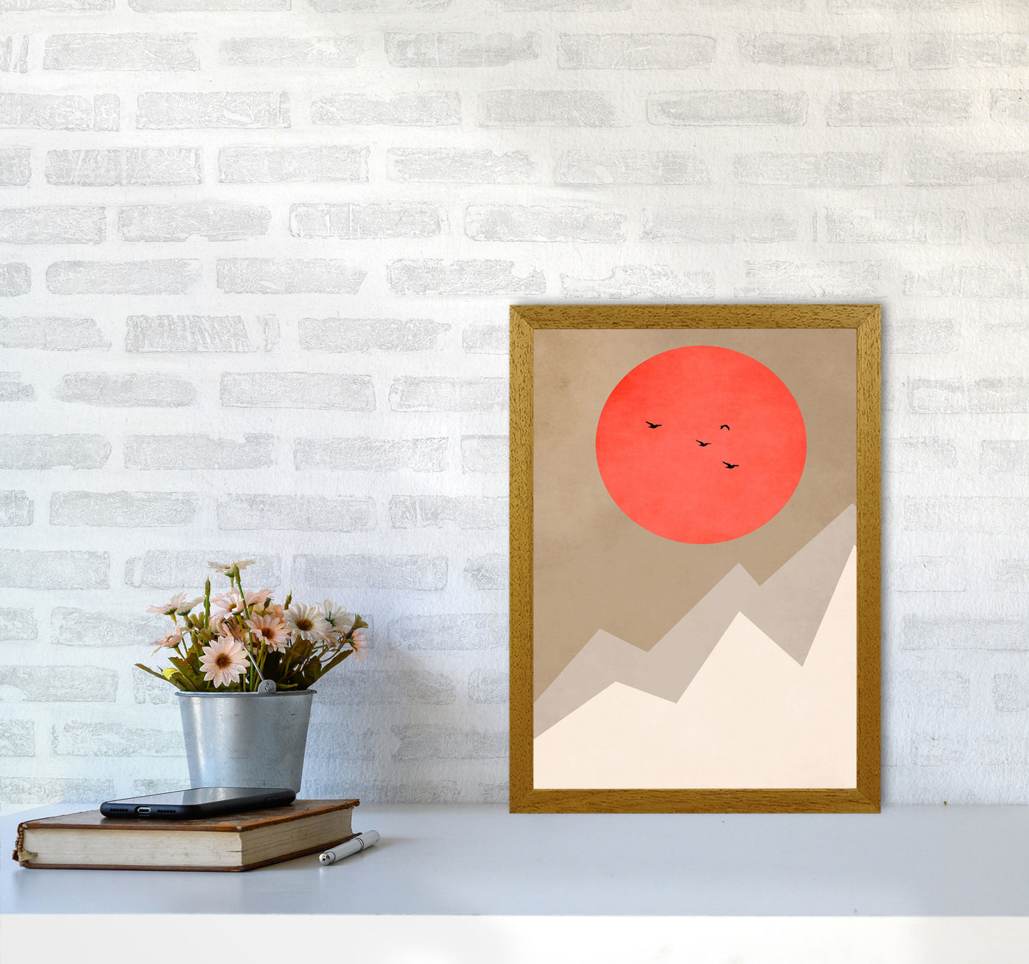 Mont Blanc Art Print by Kubistika A3 Print Only