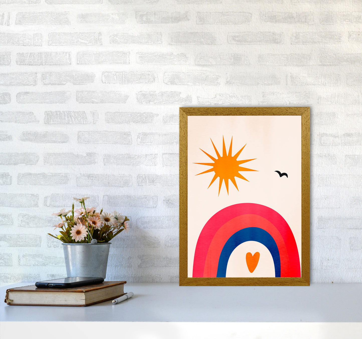 Happy Days! Art Print by Kubistika A3 Print Only