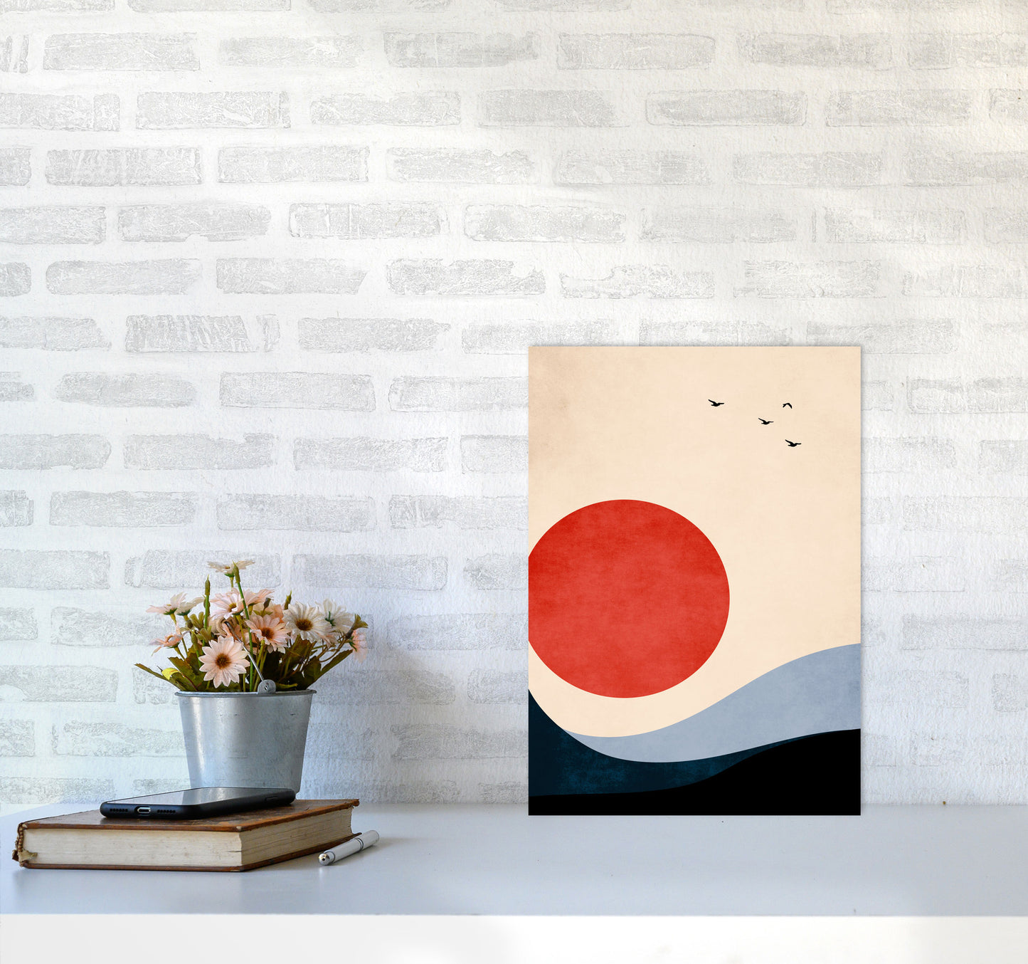 Seaside Memories Art Print by Kubistika A3 Black Frame