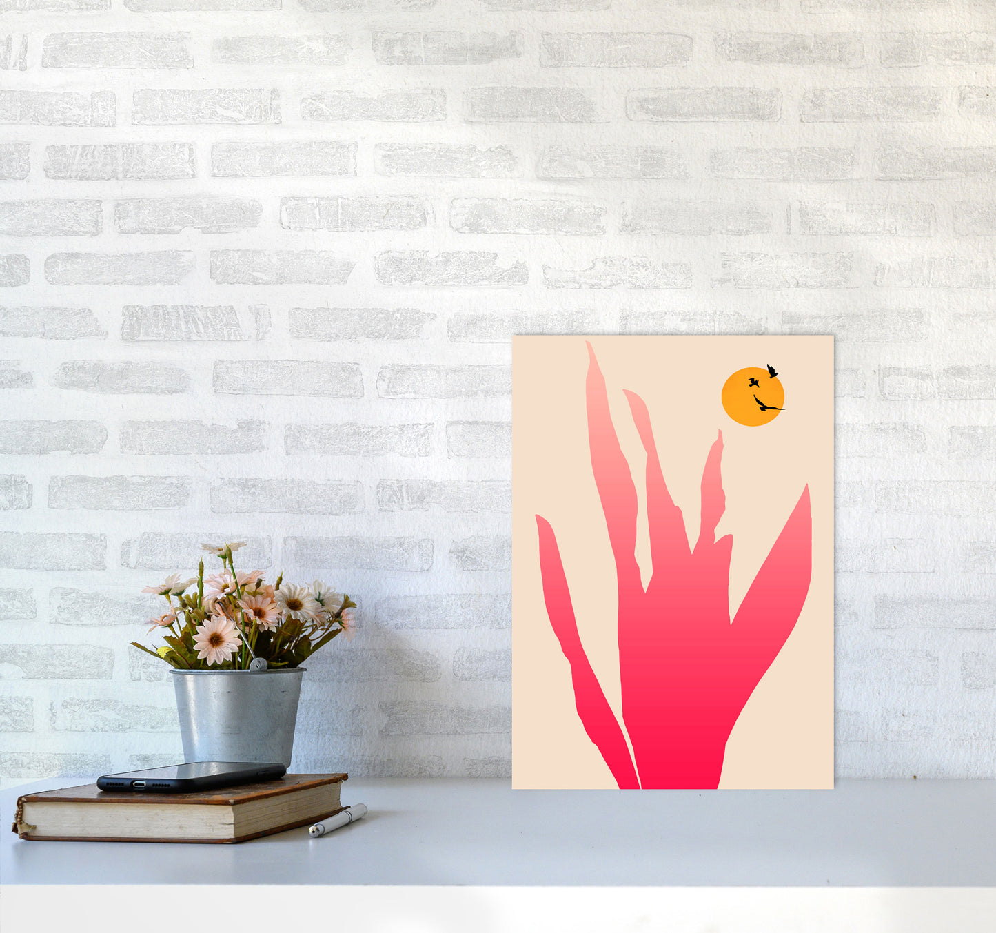 Strawberry Fields Forever Art Print by Kubistika A3 Black Frame
