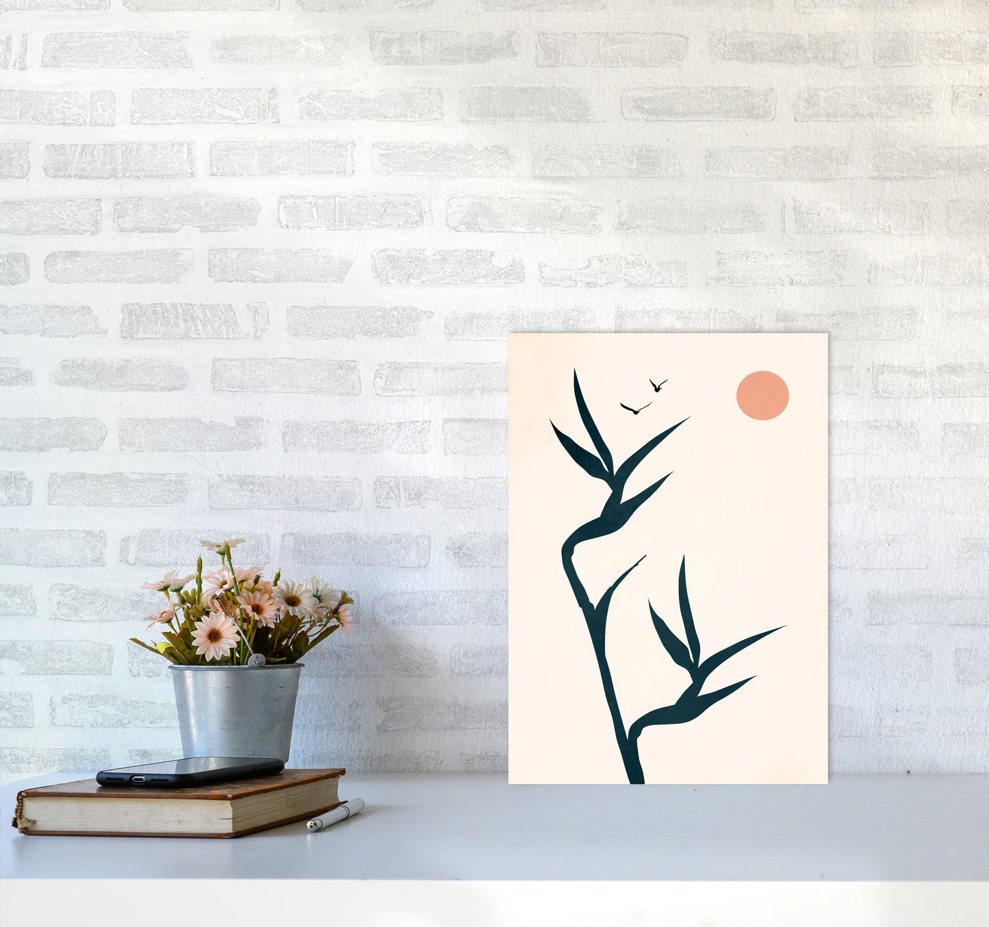 Paradise Art Print by Kubistika A3 Black Frame