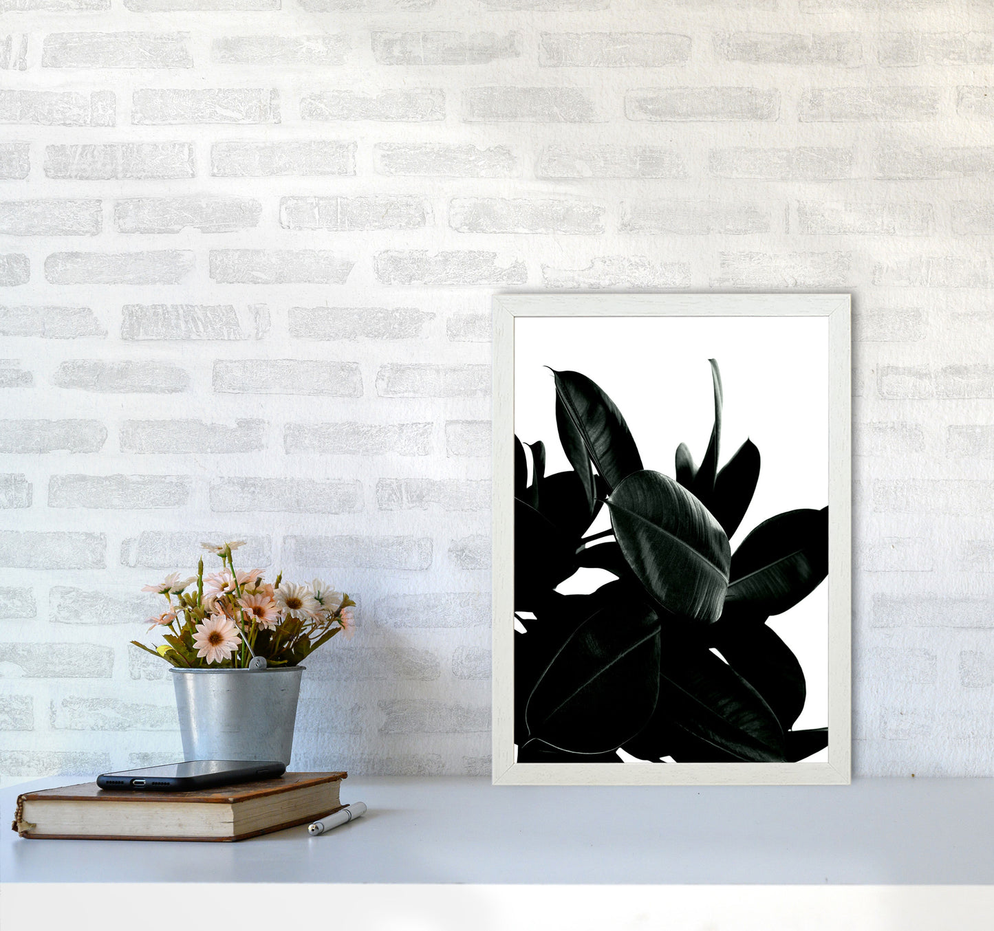 Dark Tree Photography Art Print by Kubistika A3 Oak Frame
