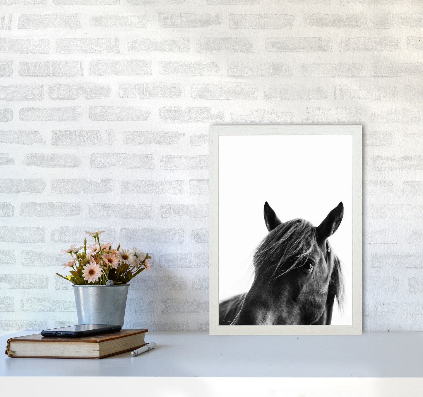 Black Beauty Photography Art Print by Kubistika A3 Oak Frame