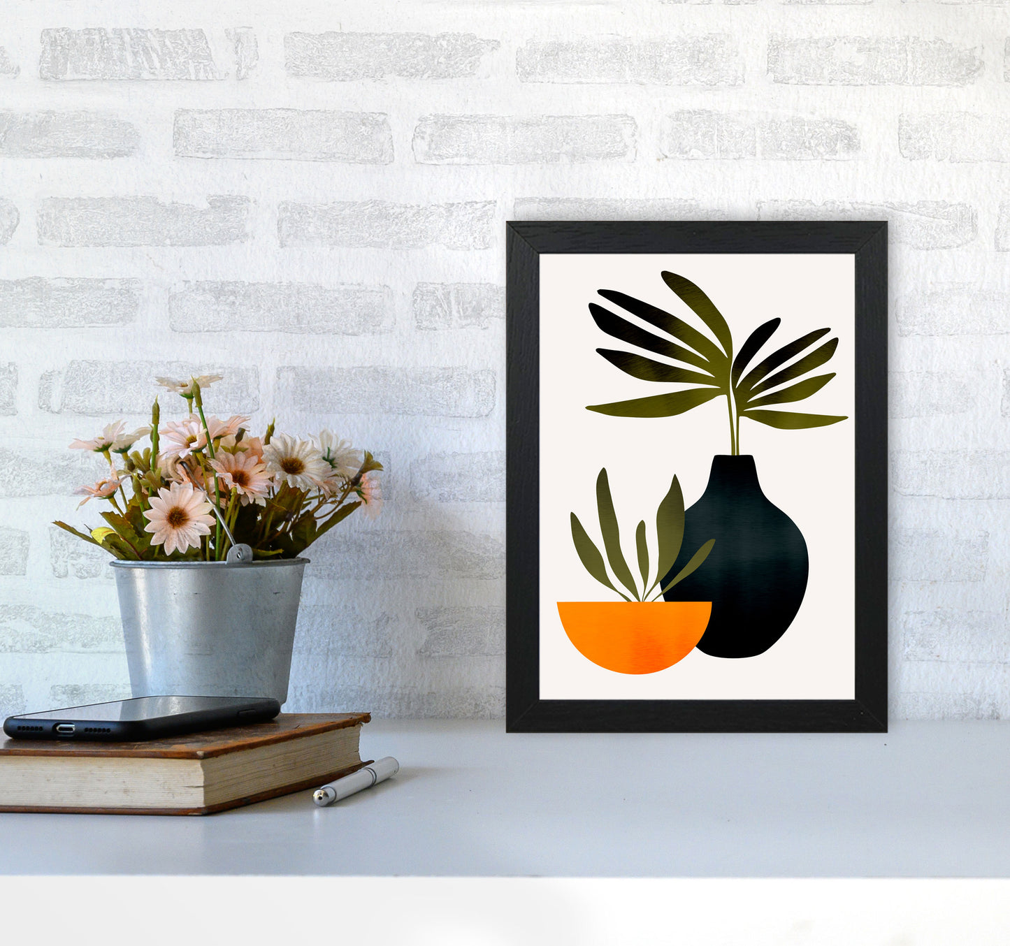 Scandinavian Stilllife 1 Art Print by Kubistika A4 White Frame