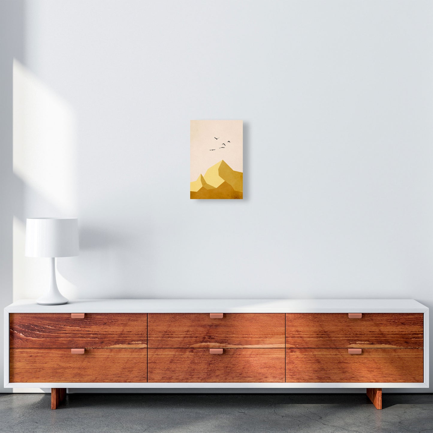 Zugspitze DREI Art Print by Kubistika A4 Canvas