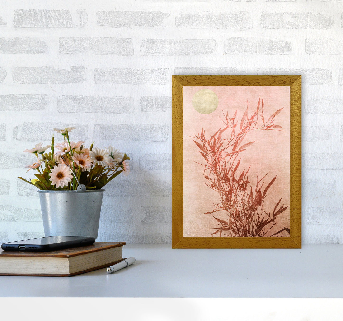 Sentimental Touch Contemporary Art Print by Kubistika A4 Print Only