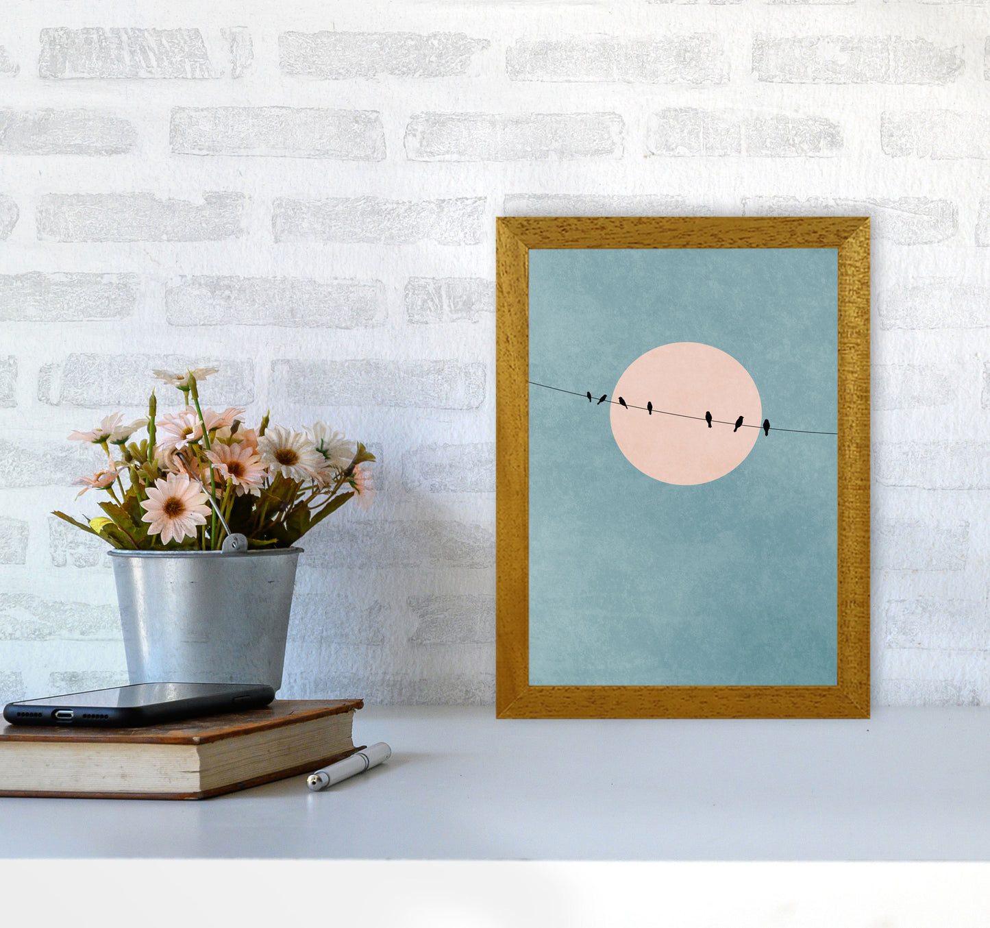 The Beauty Of Silence Contemporary Art Print by Kubistika A4 Print Only