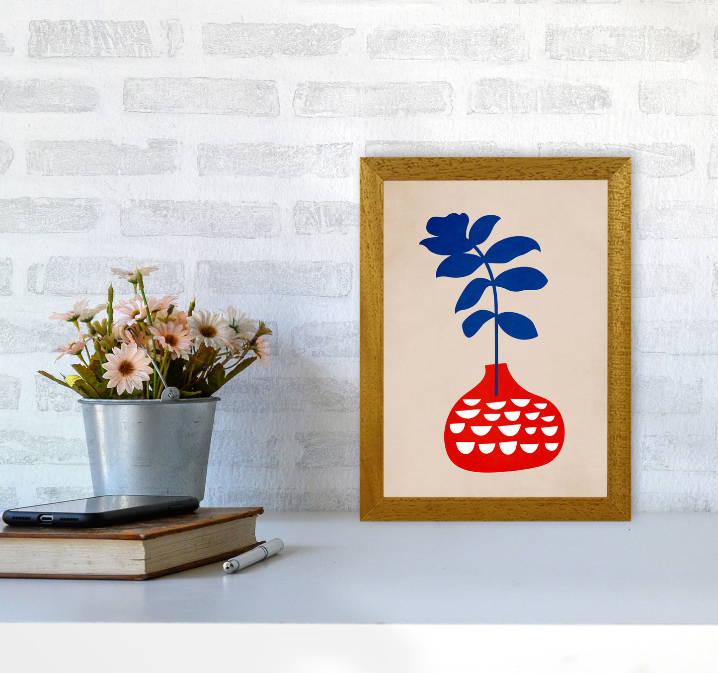 Wild Flower Art Print by Kubistika A4 Print Only