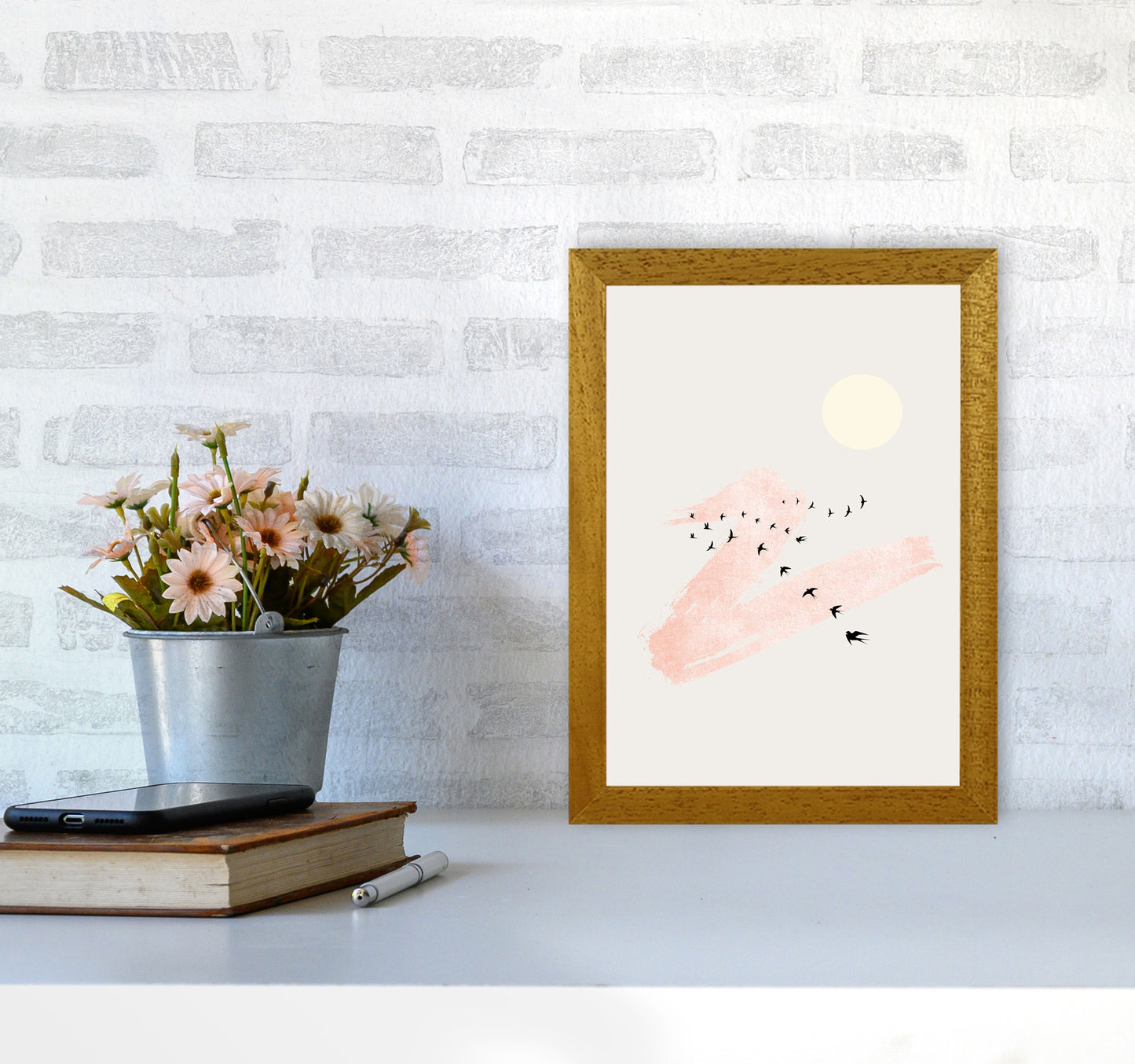 Sun and Heaven Art Print by Kubistika A4 Print Only