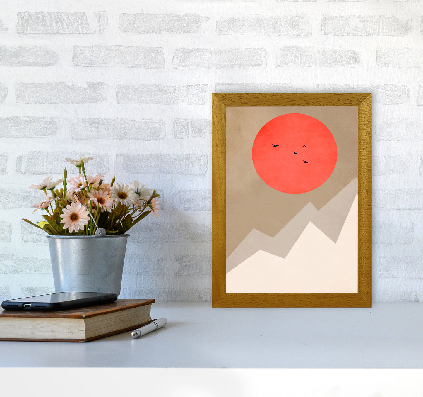 Mont Blanc Art Print by Kubistika A4 Print Only