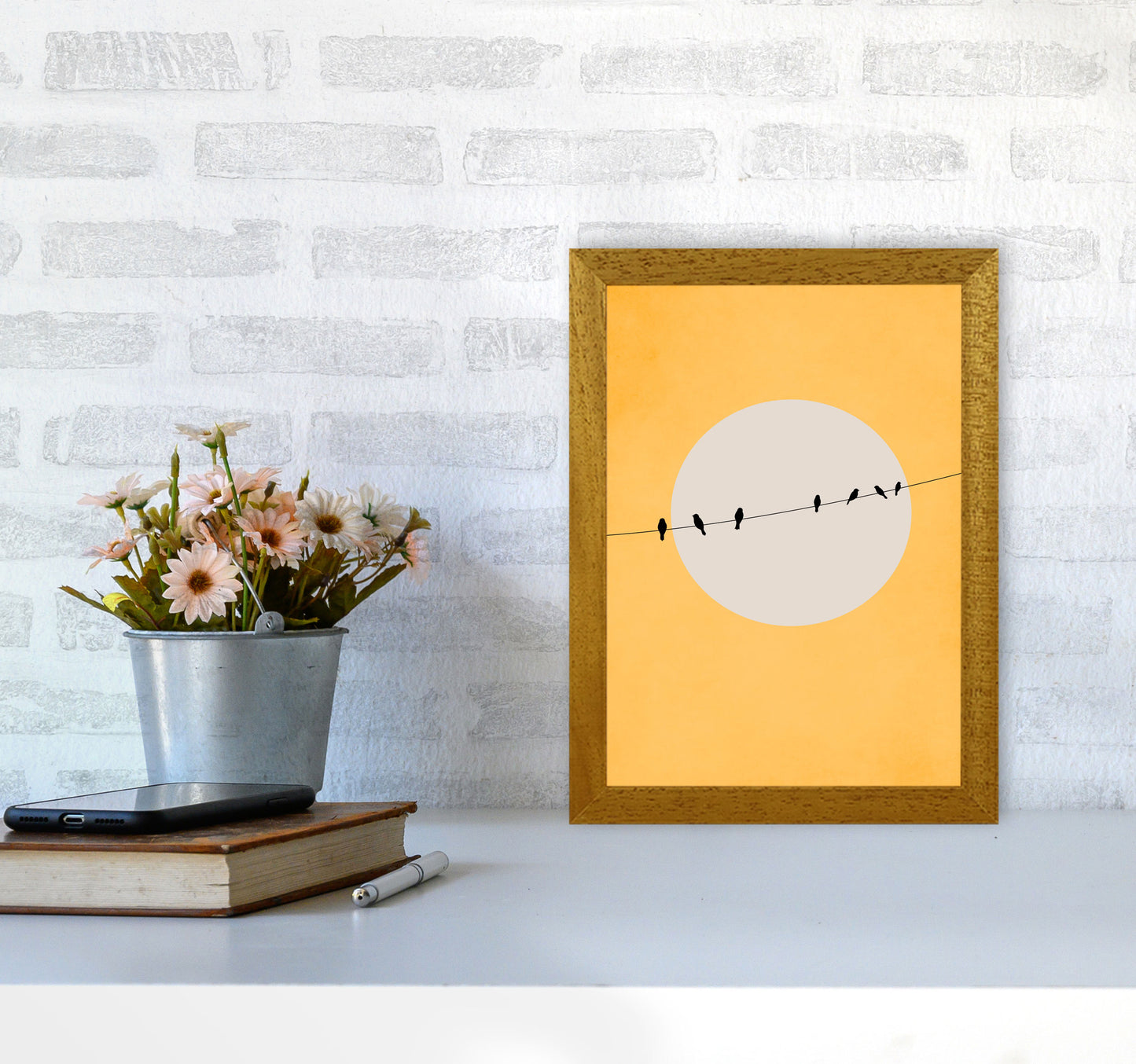 Chirping And Chilling (At Day) Art Print by Kubistika A4 Print Only