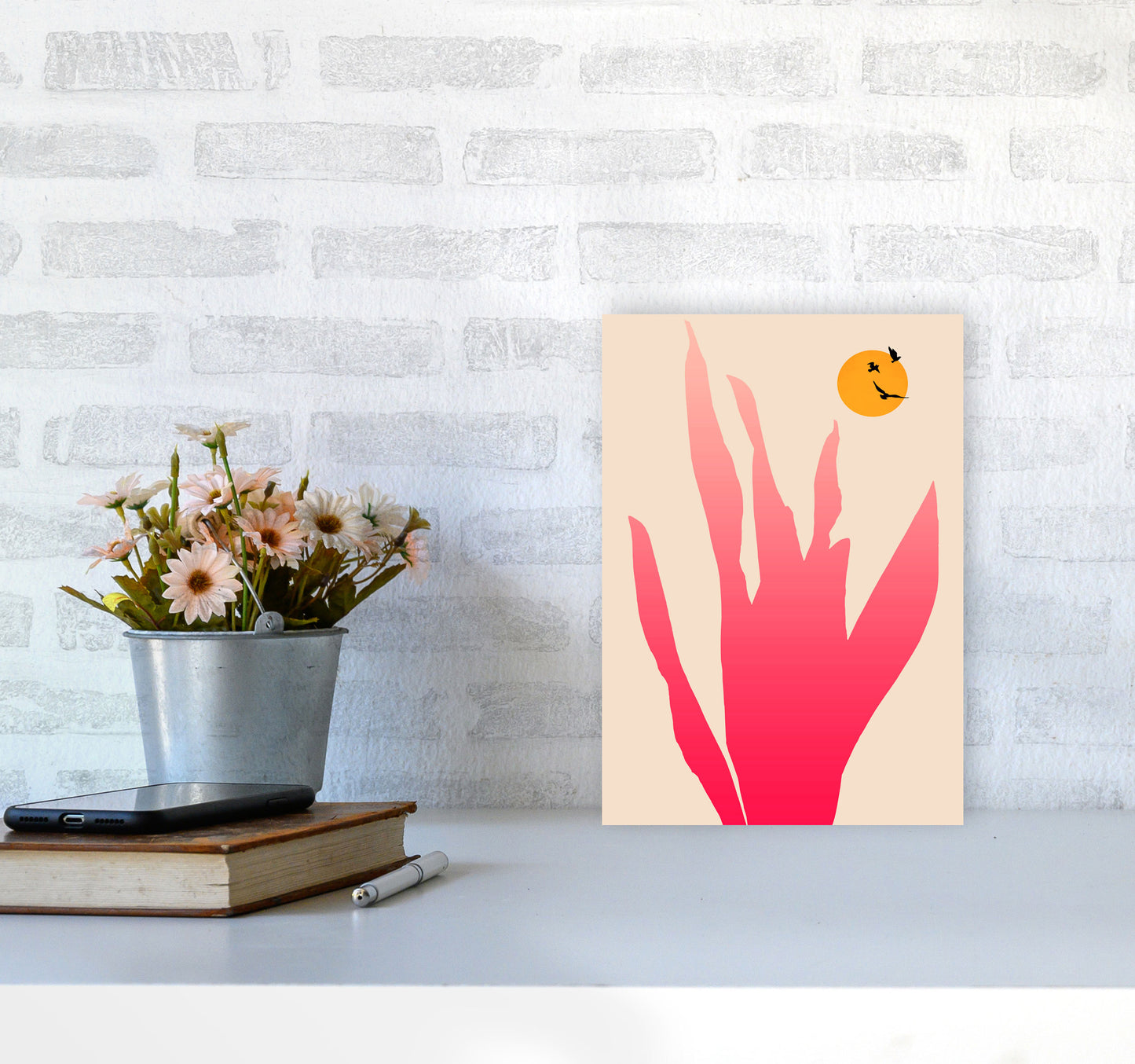 Strawberry Fields Forever Art Print by Kubistika A4 Black Frame