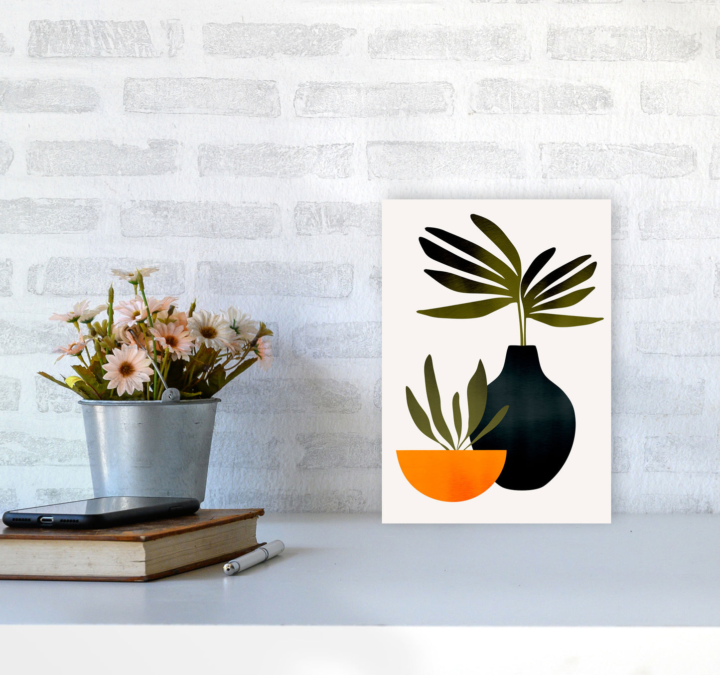 Scandinavian Stilllife 1 Art Print by Kubistika A4 Black Frame