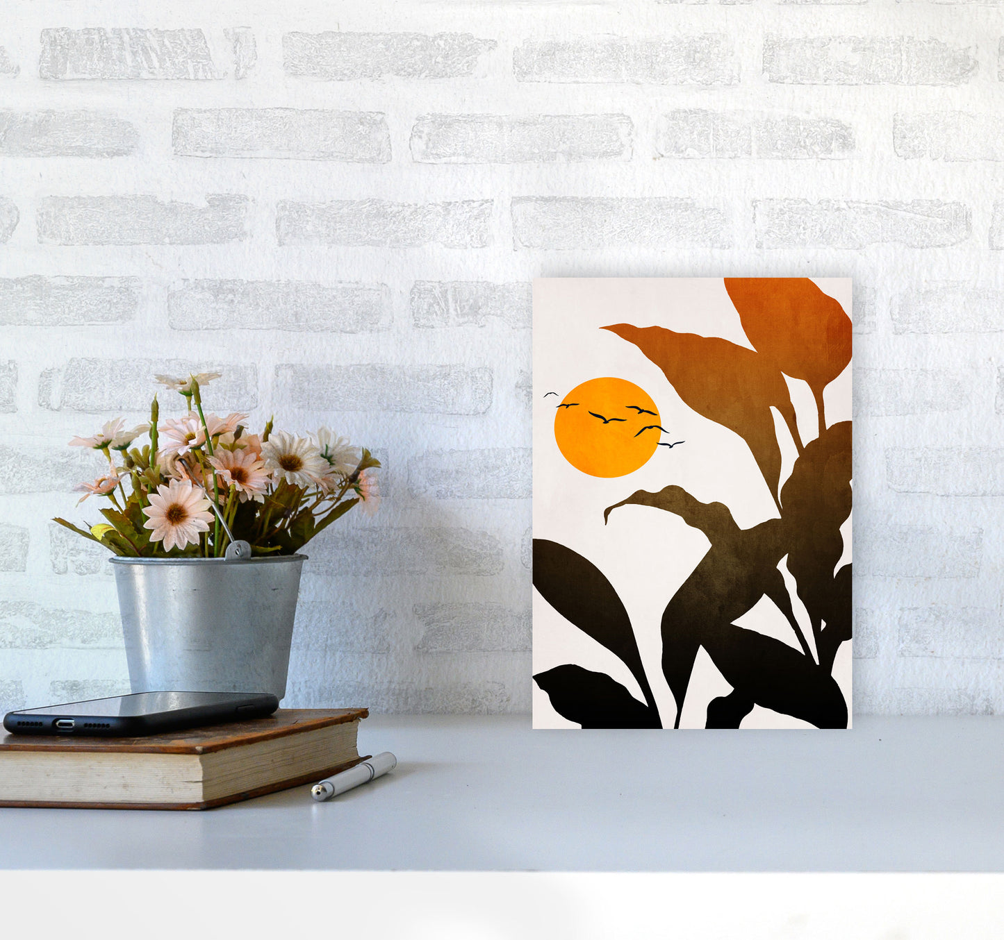 Mystic River Art Print by Kubistika A4 Black Frame