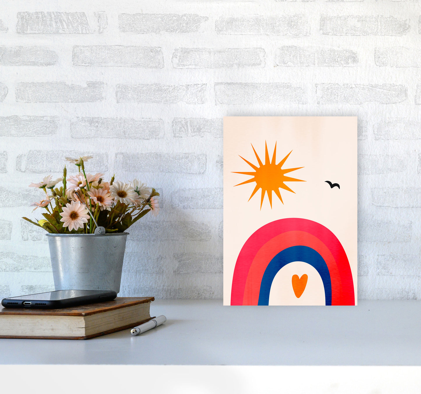 Happy Days! Art Print by Kubistika A4 Black Frame