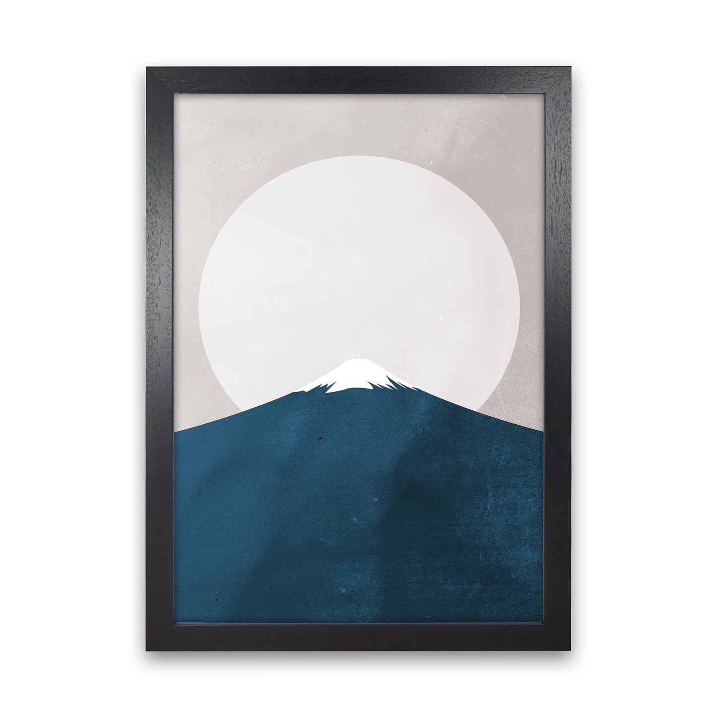 Himalaya Contemporary Art Print by Kubistika Black Grain