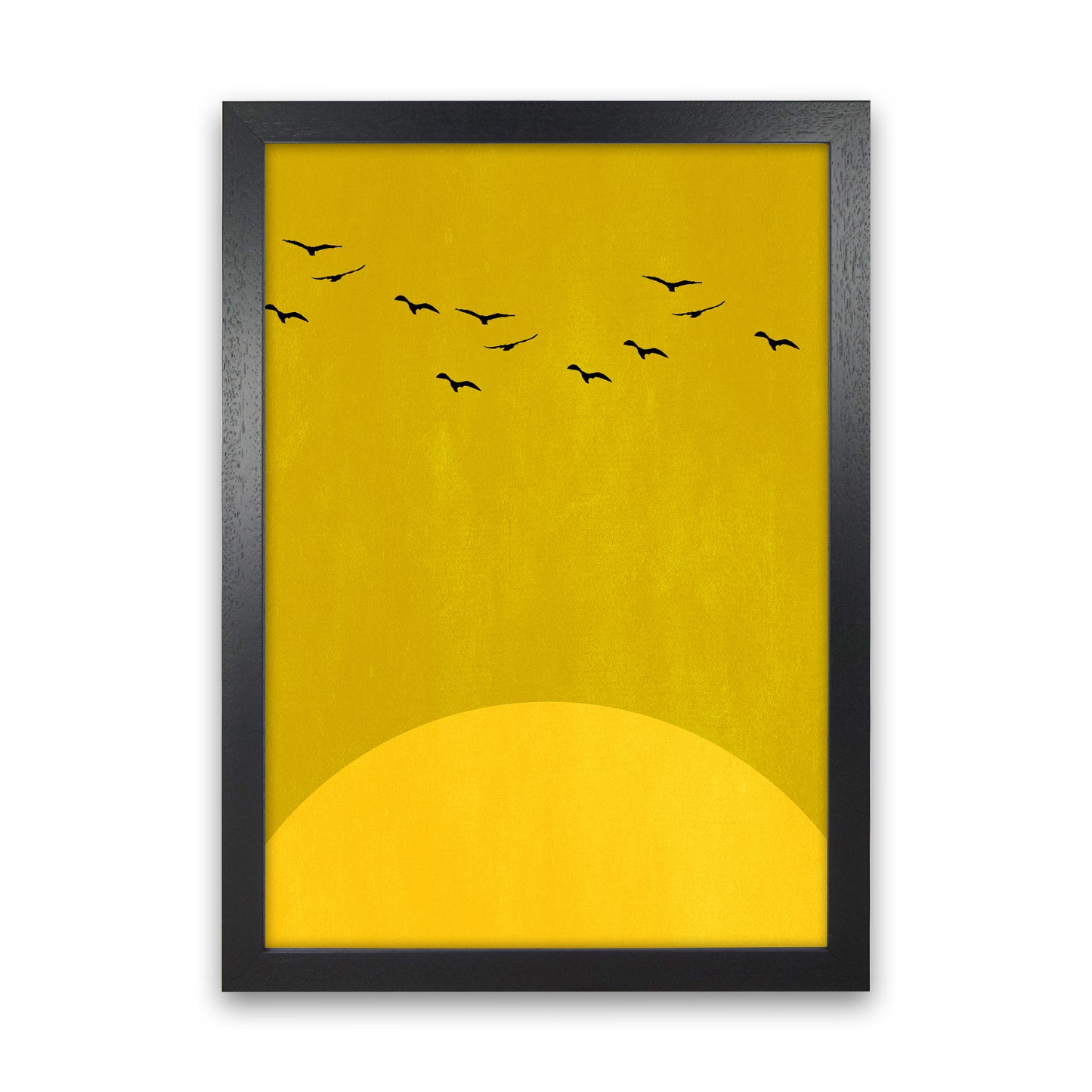 Sundance Contemporary Art Print by Kubistika Black Grain