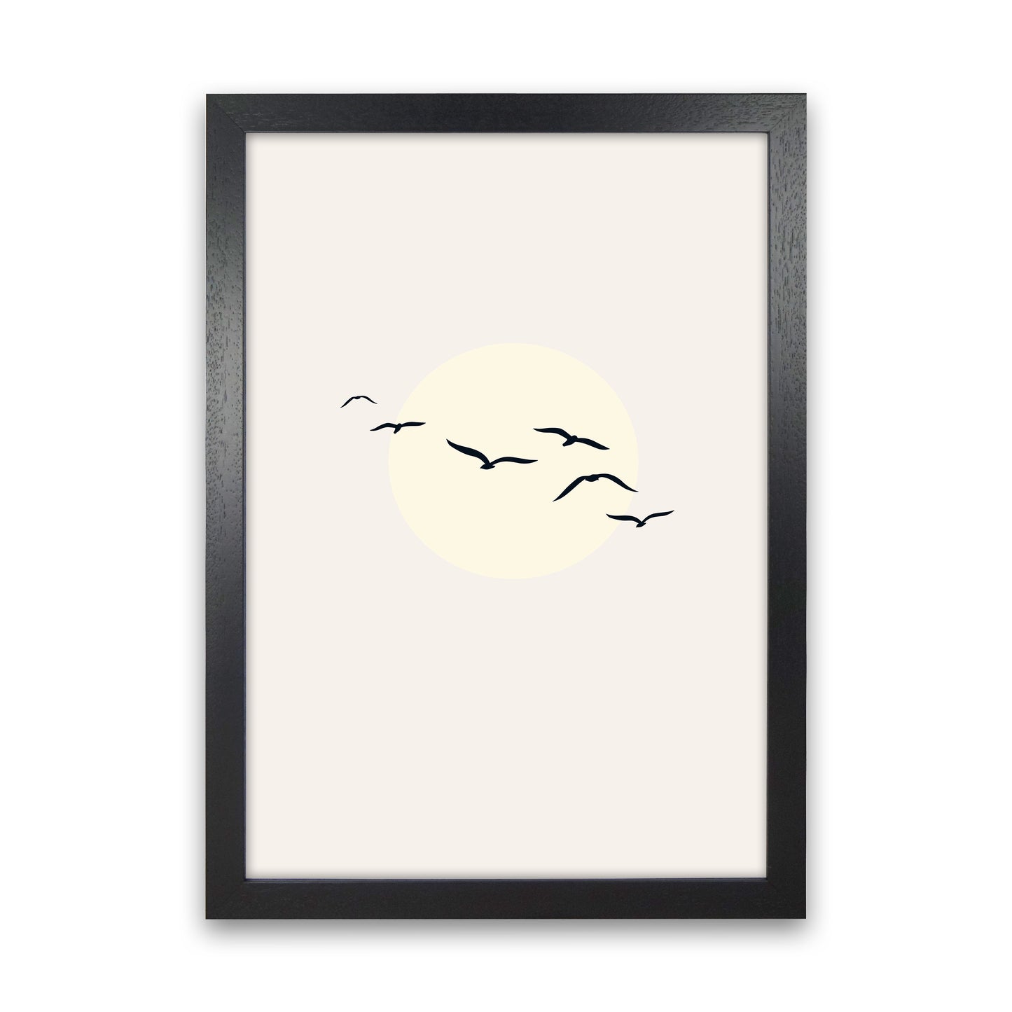 Adorable Skies Contemporary Art Print by Kubistika Black Grain