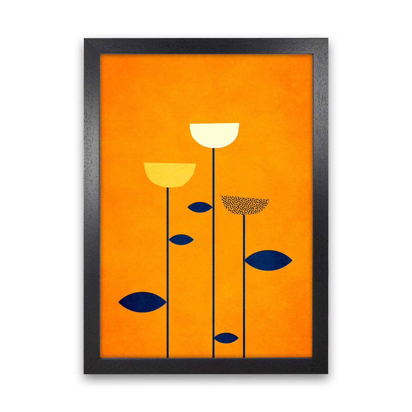 We Are Family - 3 Colourful Modern Art Print by Kubistika Black Grain