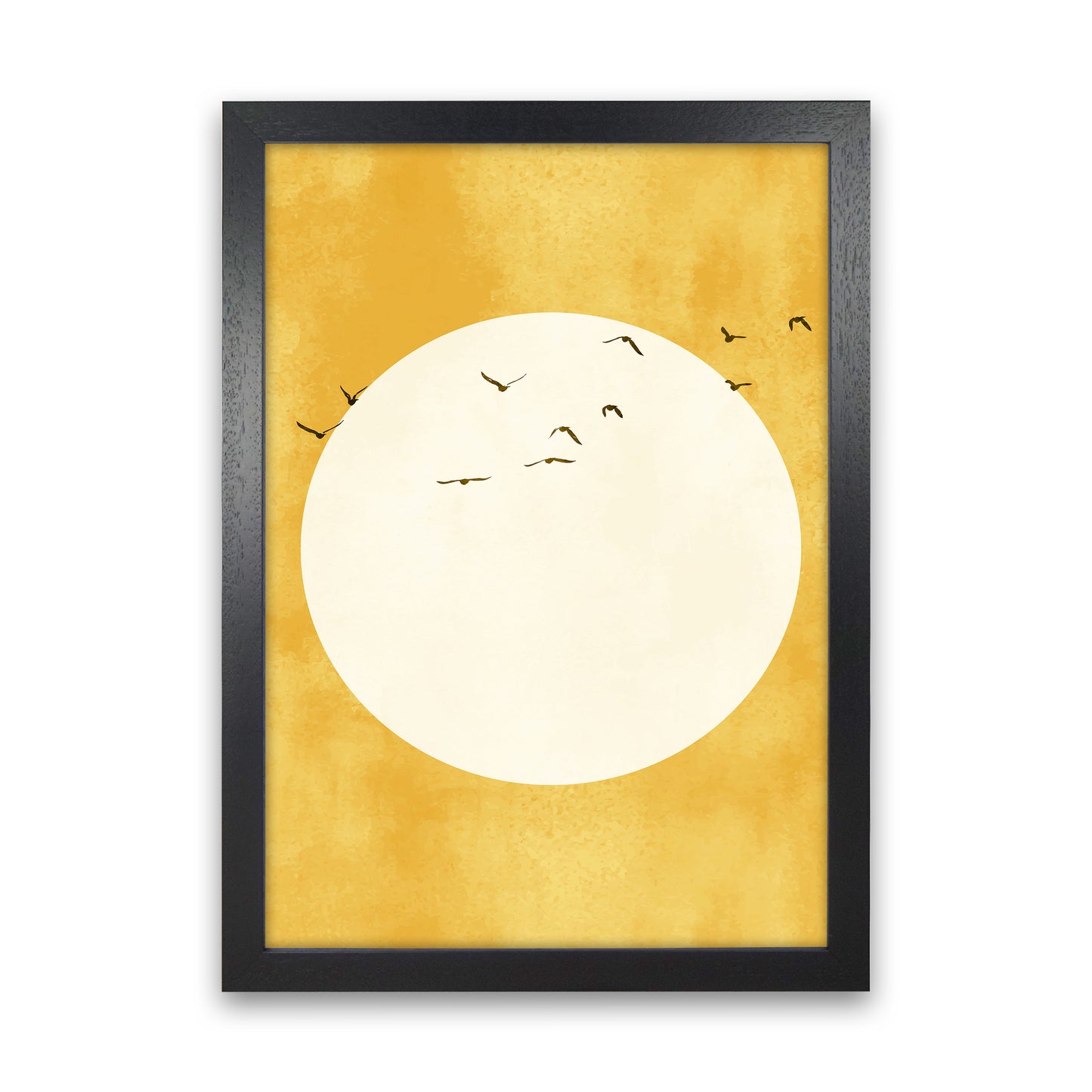 A Daylight Journey Modern Contemporary Art Print by Kubistika Black Grain