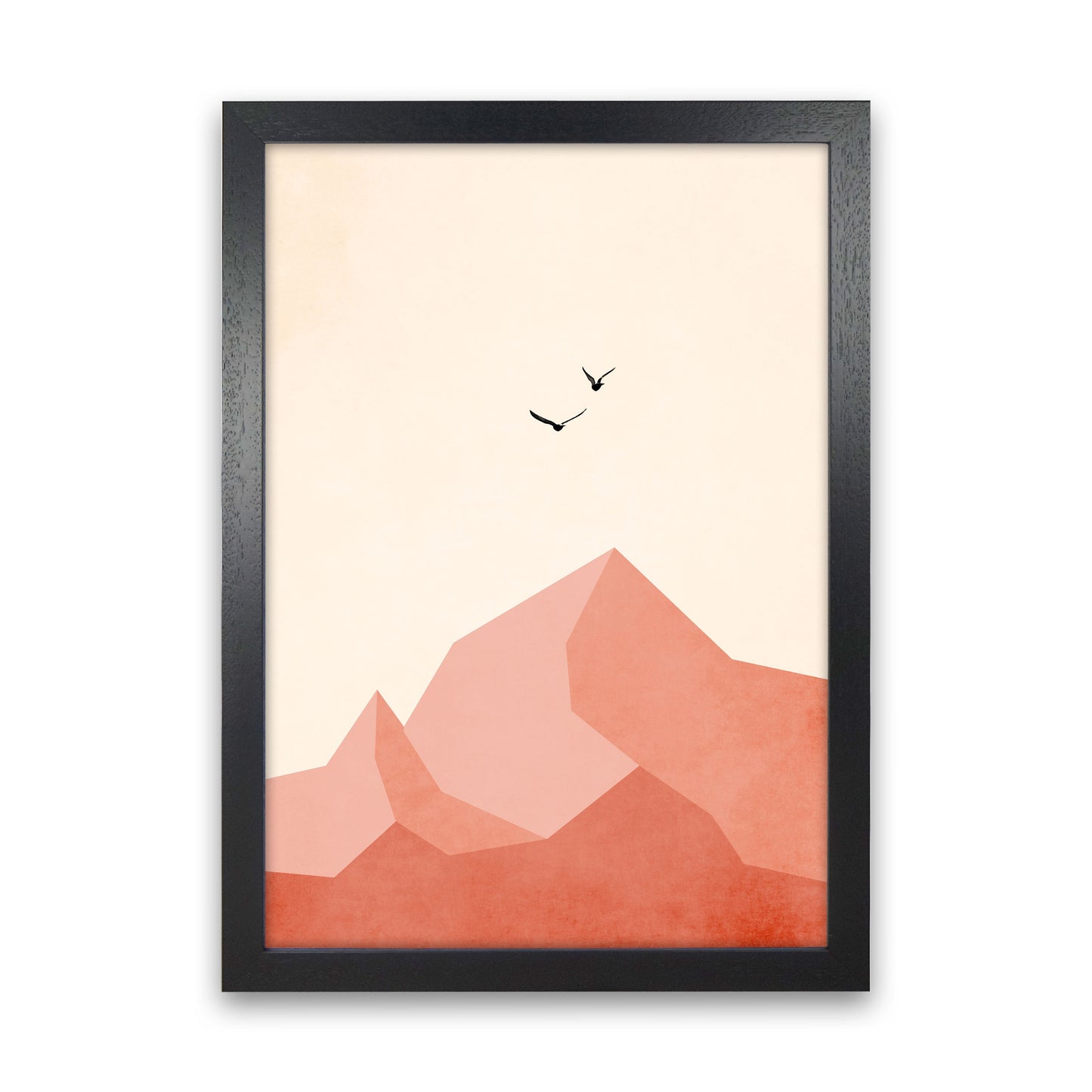 Zugspitze EINS Art Print by Kubistika Black Grain