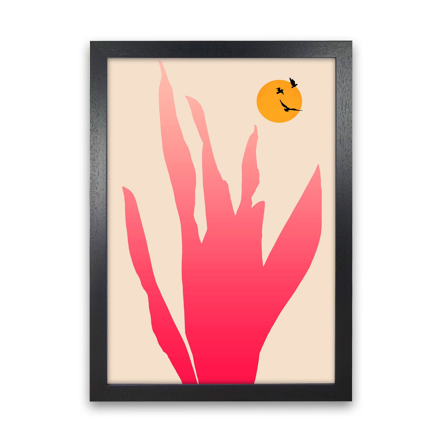 Strawberry Fields Forever Art Print by Kubistika Black Grain