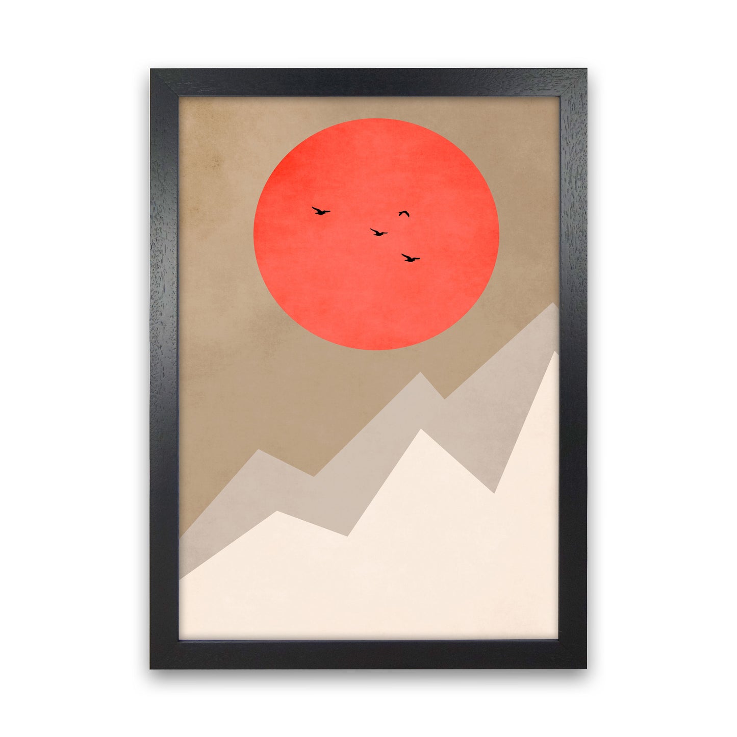 Mont Blanc Art Print by Kubistika Black Grain