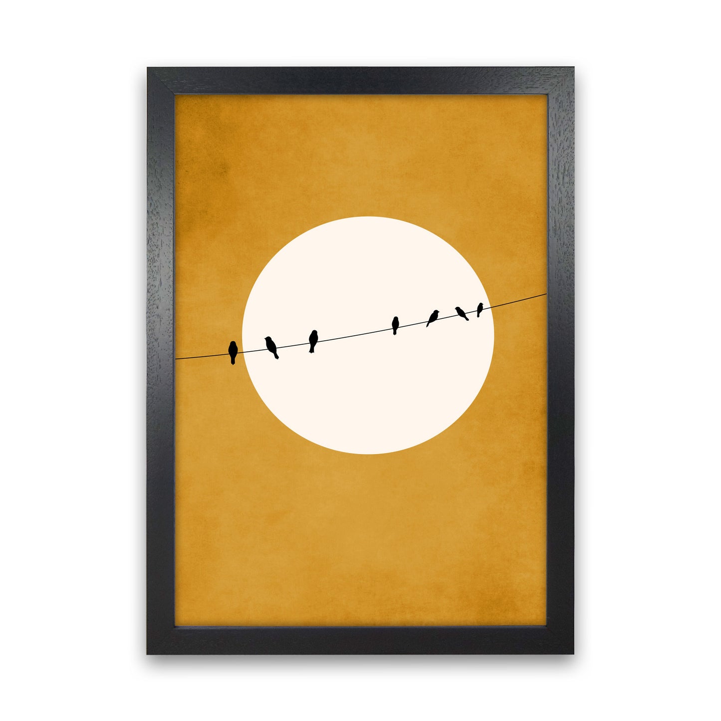 Chirping And Chilling (At Night) Art Print by Kubistika Black Grain
