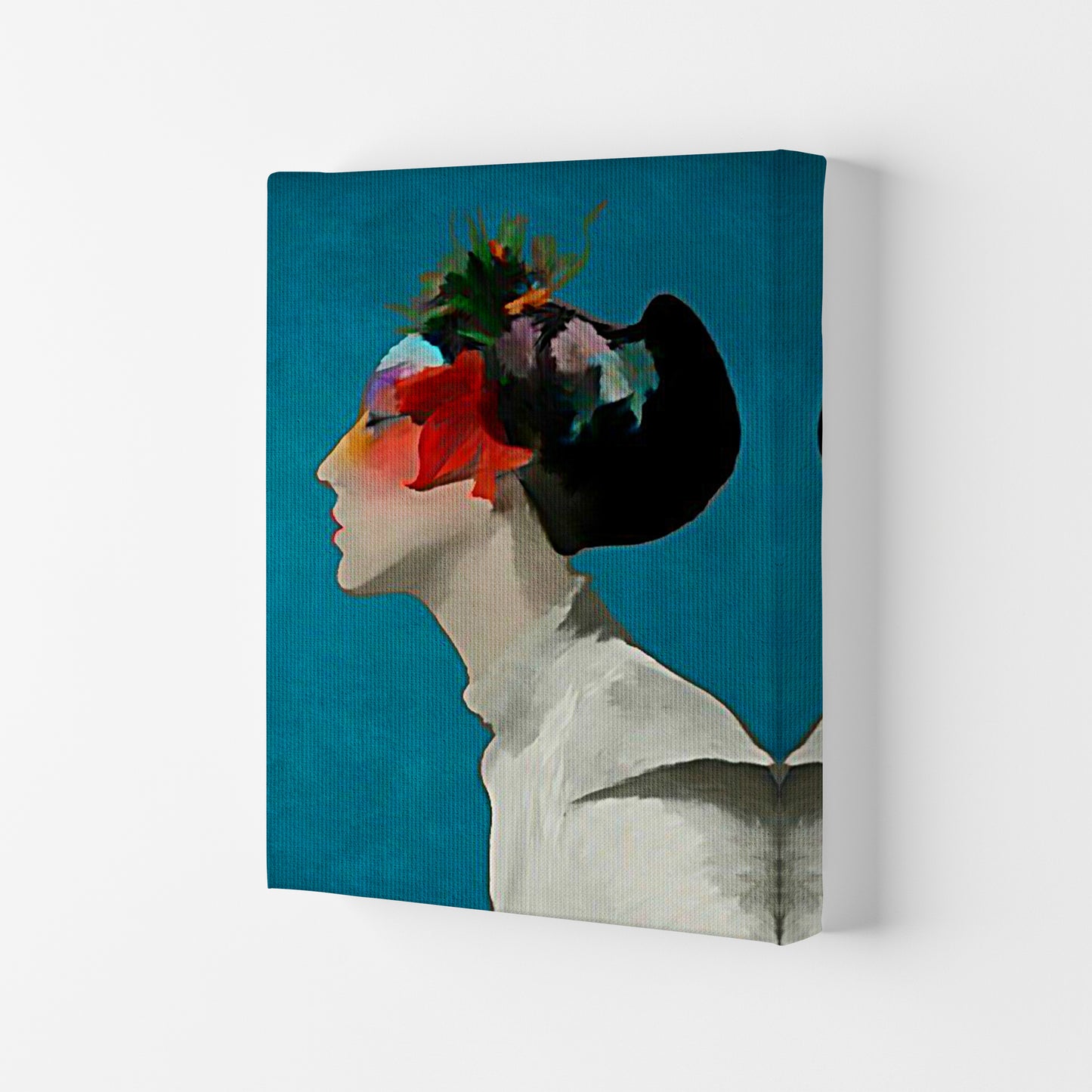 Kimono Contemporary Art Print by Kubistika Canvas