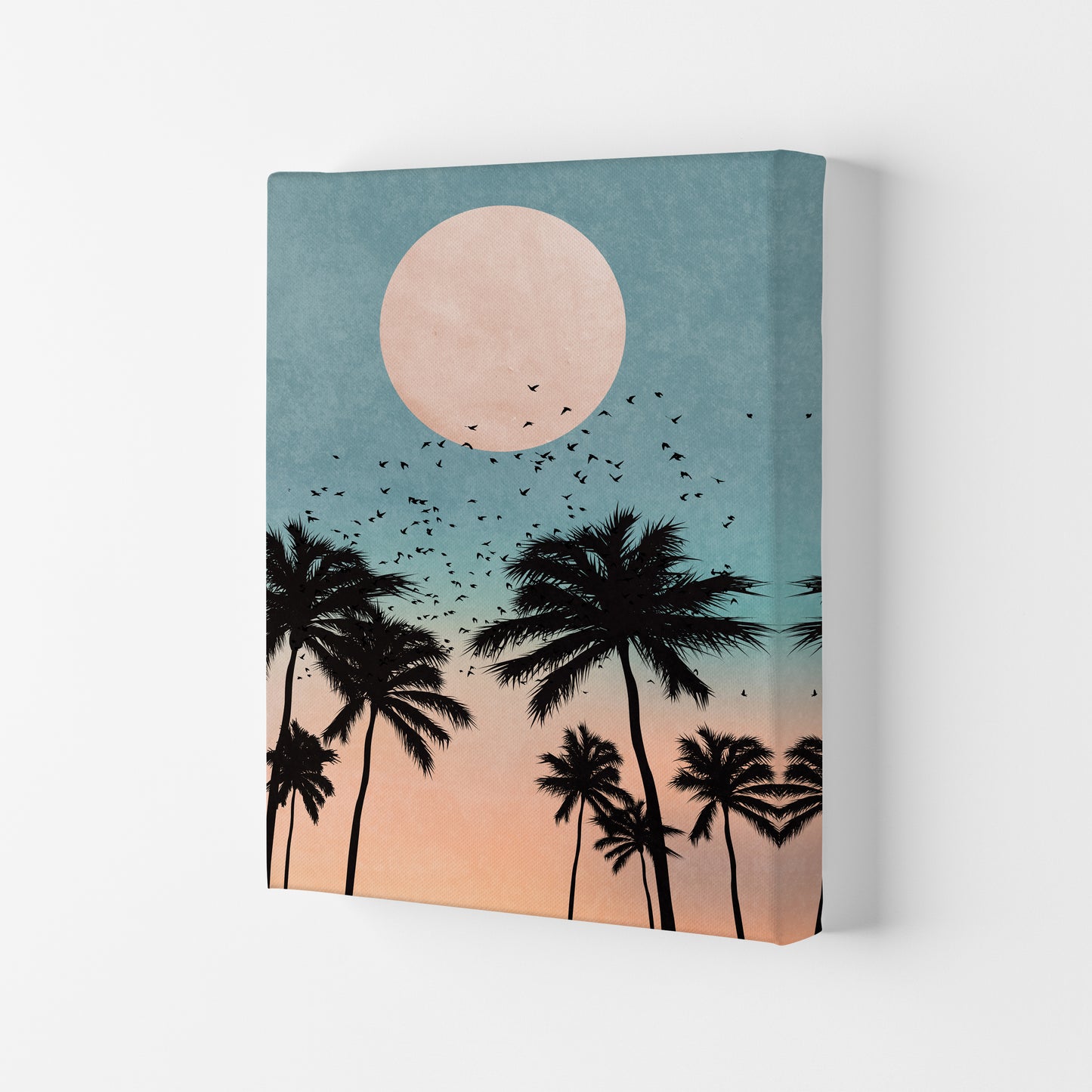 Sunrise Modern Art Print by Kubistika Canvas