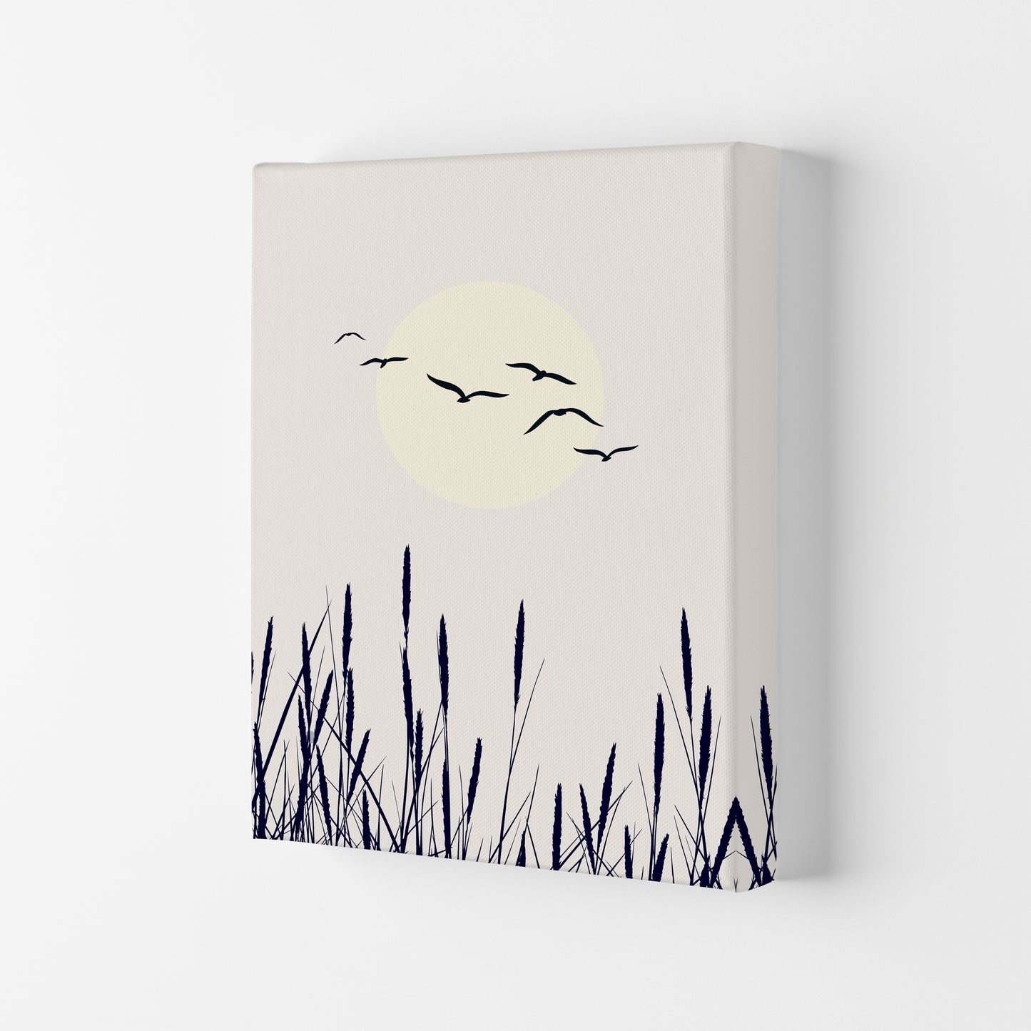 Shadows Of The Sun Contemporary Art Print by Kubistika Canvas