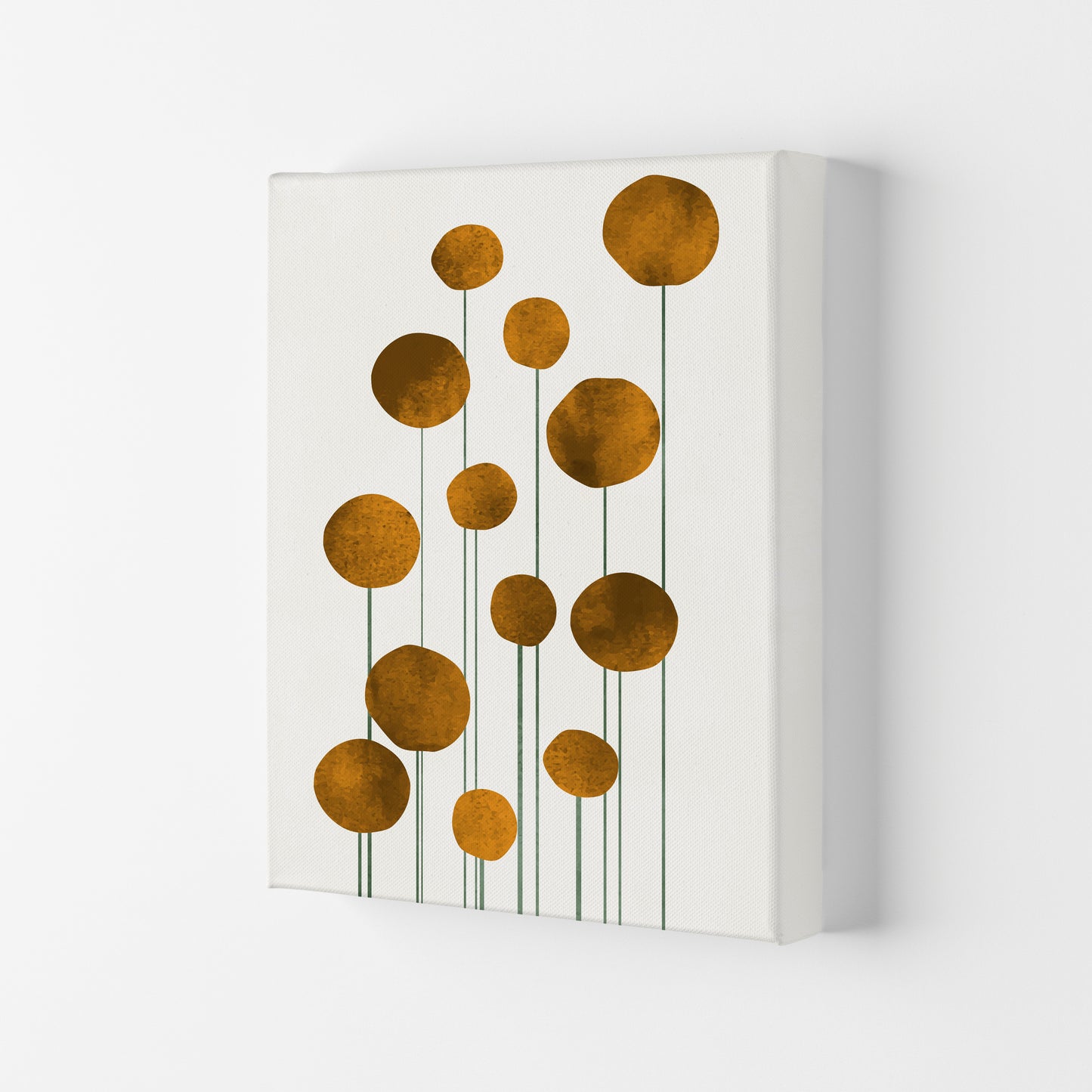 Waterflowers No.3 Art Print by Kubistika Canvas