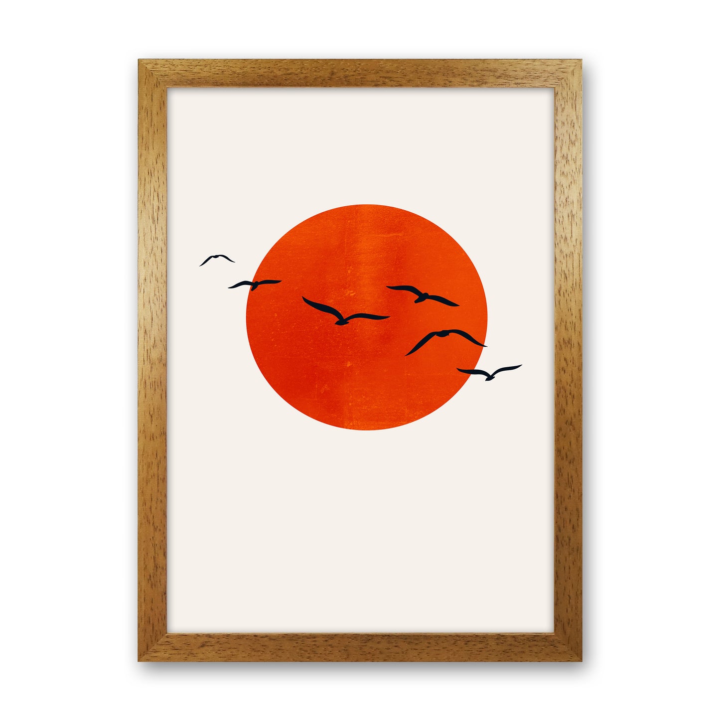 A Beautiful Day Modern Contemporary Art Print by Kubistika Oak Grain