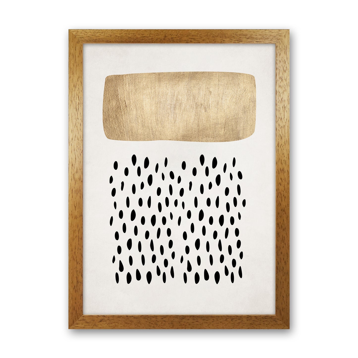 Opus No Contemporary Art Print by Kubistika Oak Grain