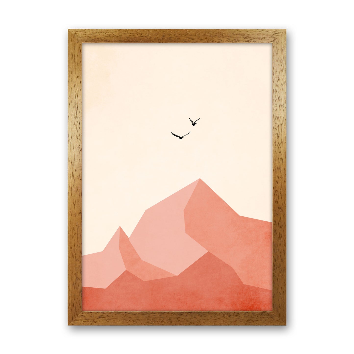 Zugspitze EINS Art Print by Kubistika Oak Grain