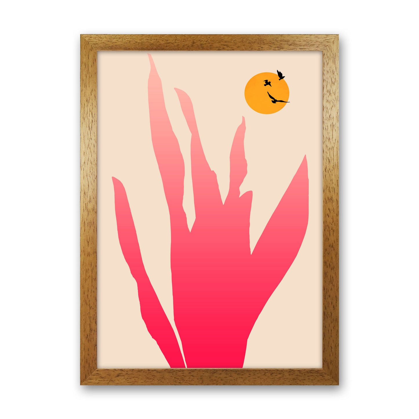 Strawberry Fields Forever Art Print by Kubistika Oak Grain