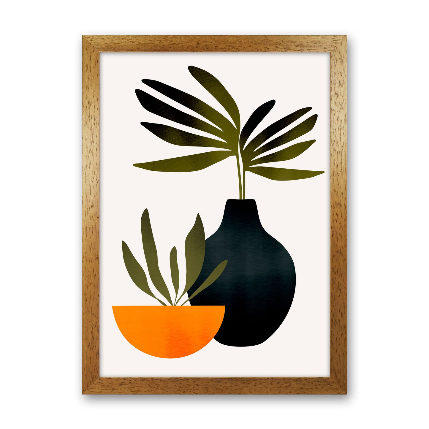 Scandinavian Stilllife 1 Art Print by Kubistika Oak Grain