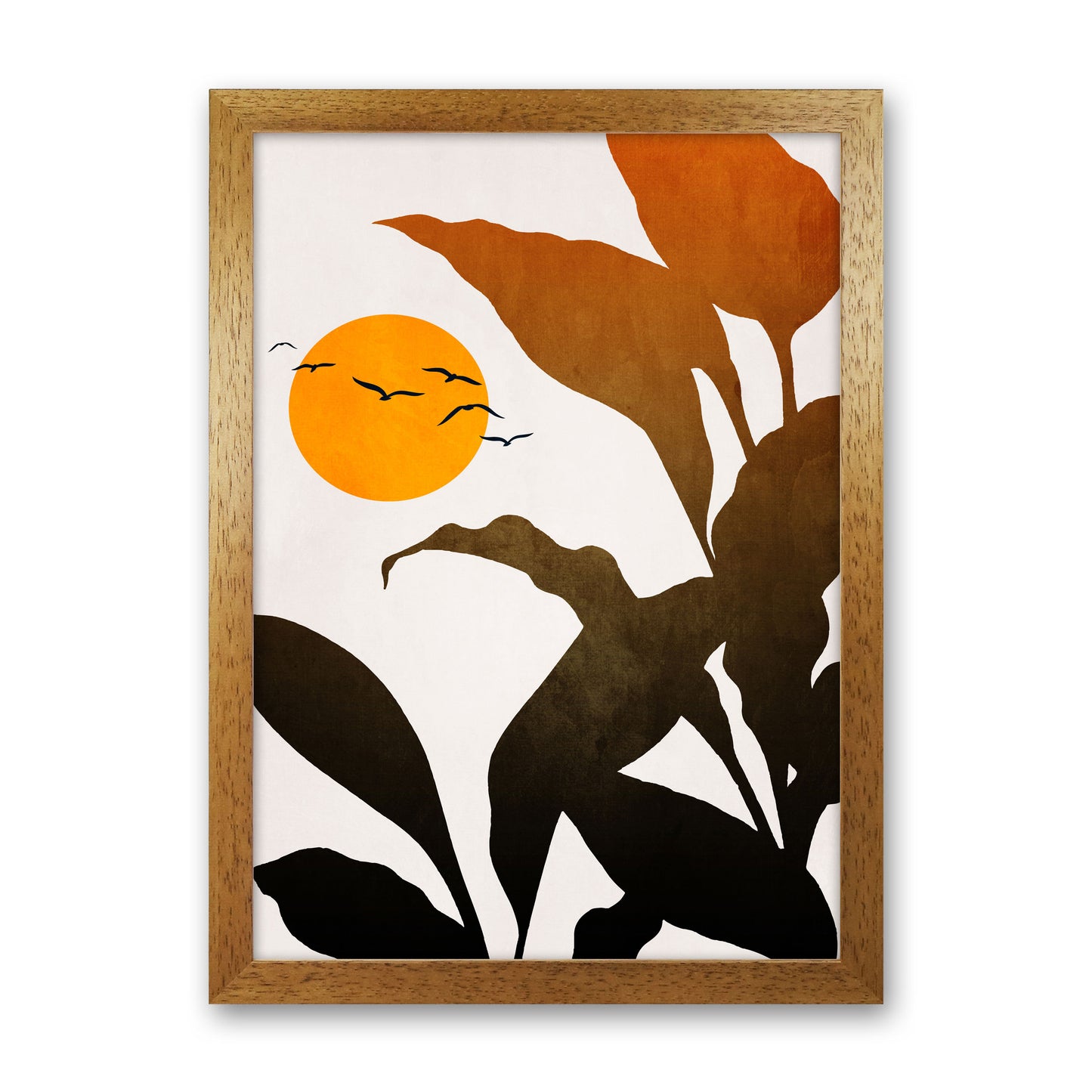 Mystic River Art Print by Kubistika Oak Grain
