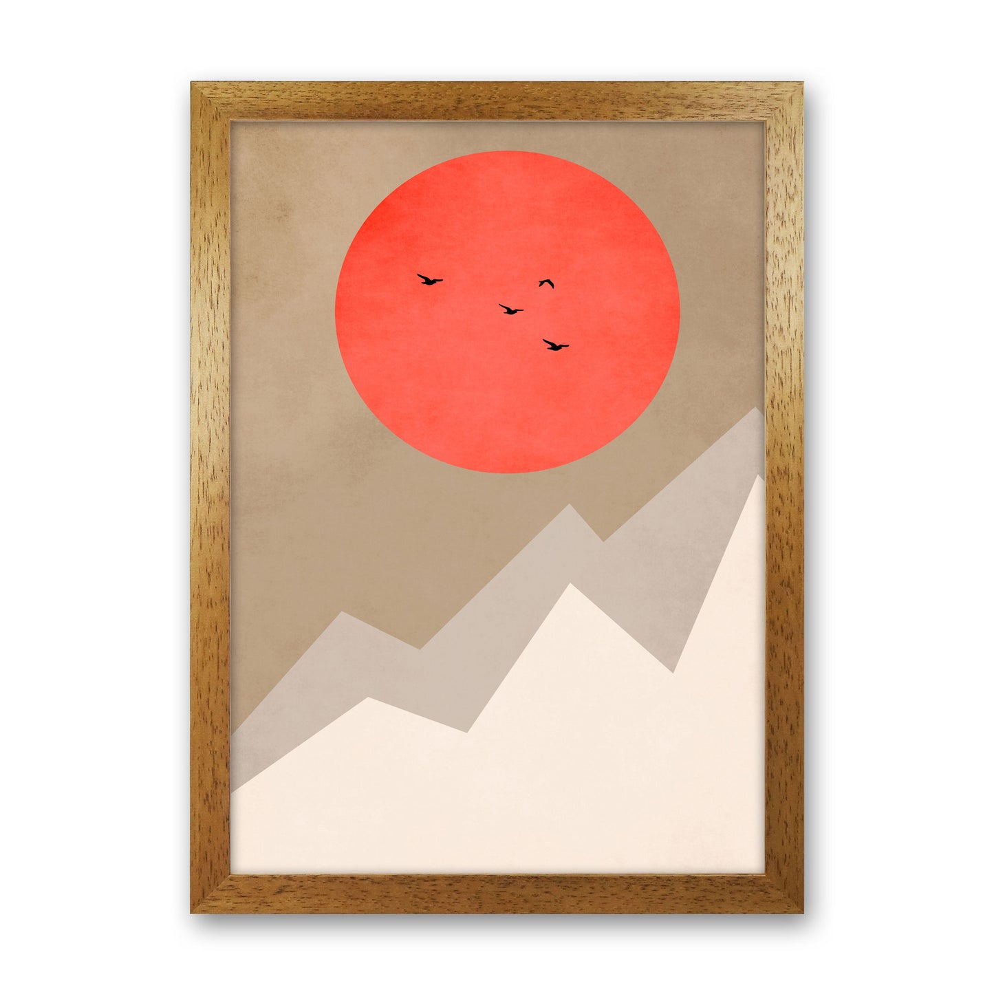 Mont Blanc Art Print by Kubistika Oak Grain