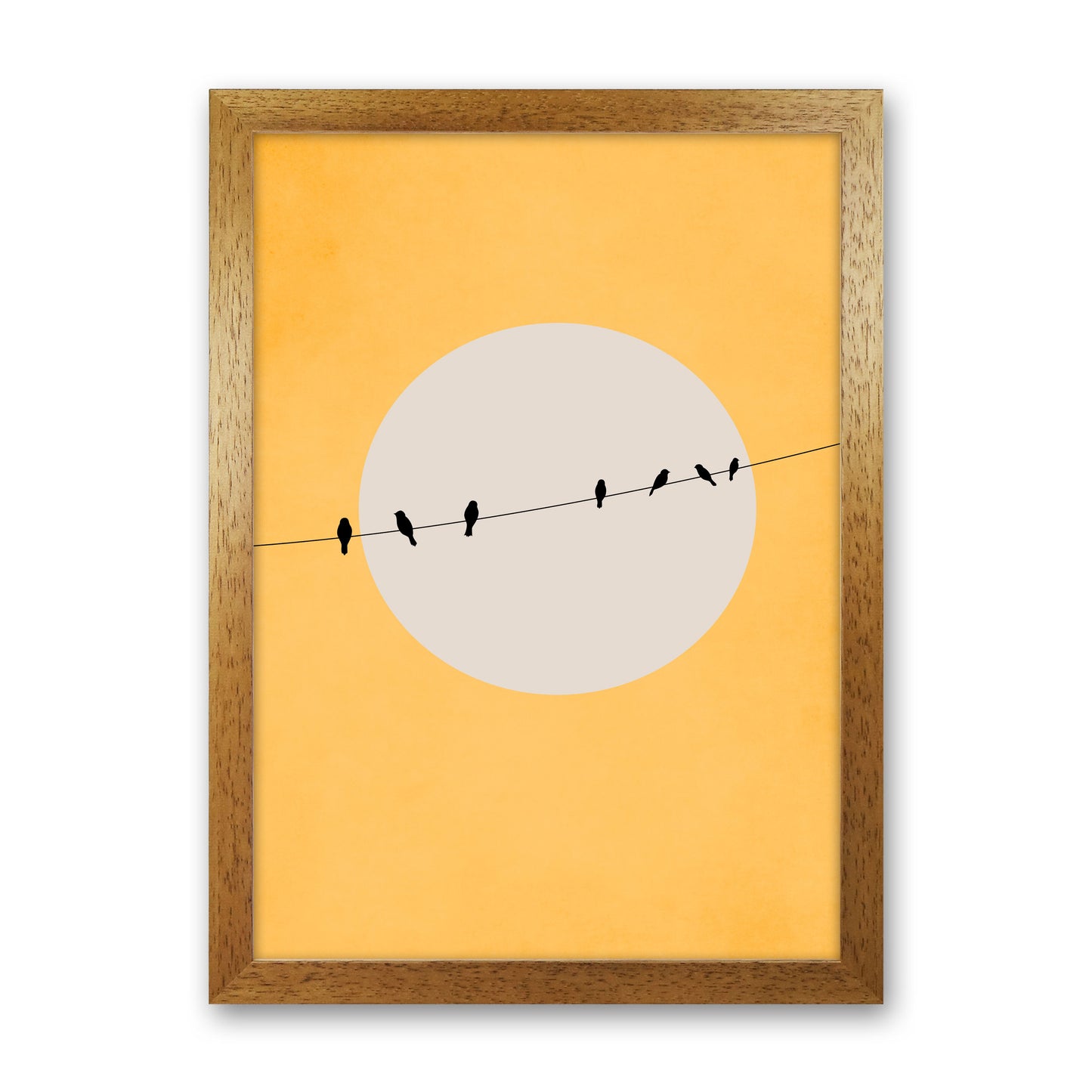 Chirping And Chilling (At Day) Art Print by Kubistika Oak Grain