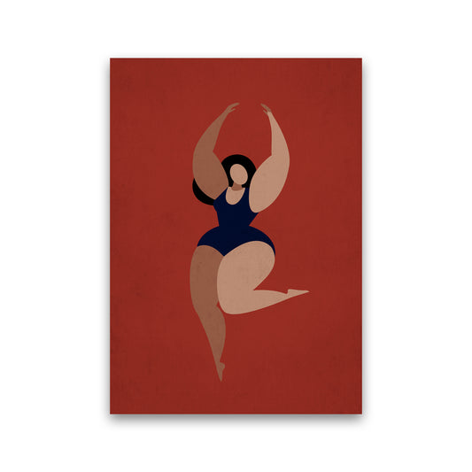 Prima Ballerina Vintage Art Print by Kubistika Print Only