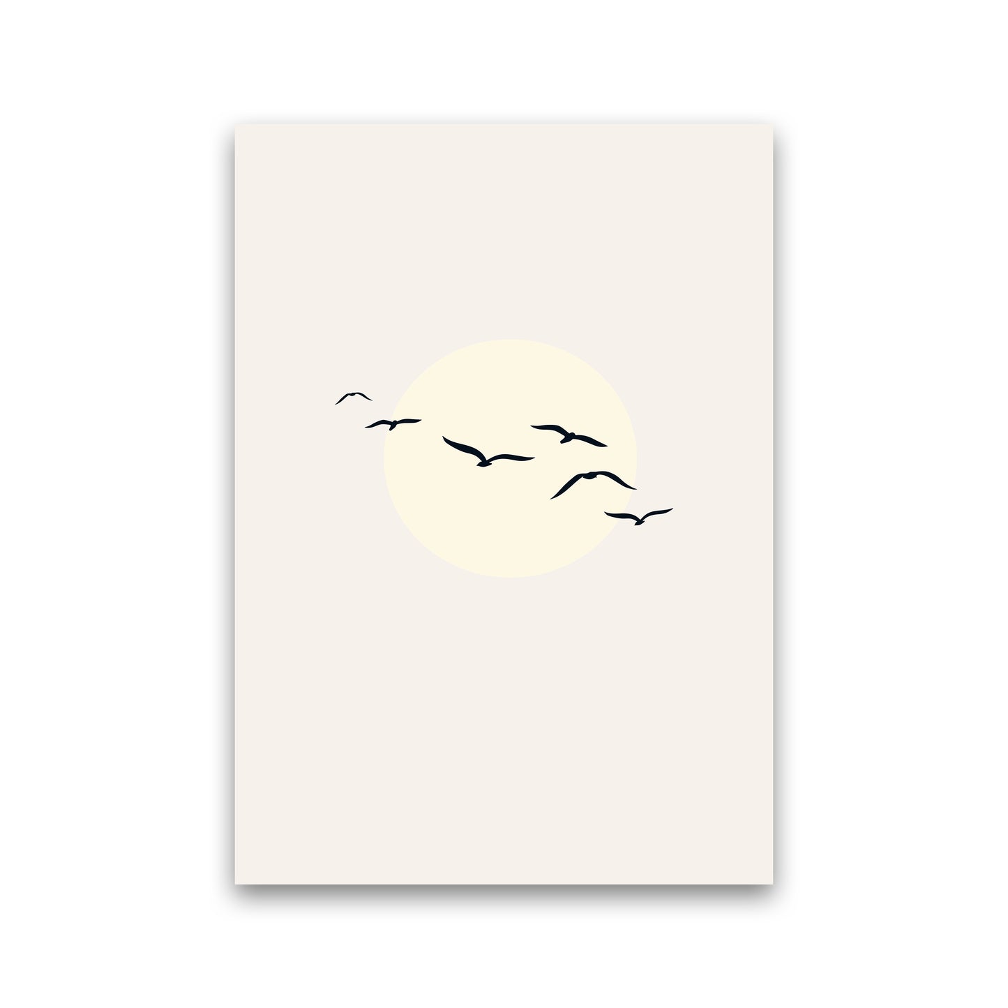 Adorable Skies Contemporary Art Print by Kubistika Print Only