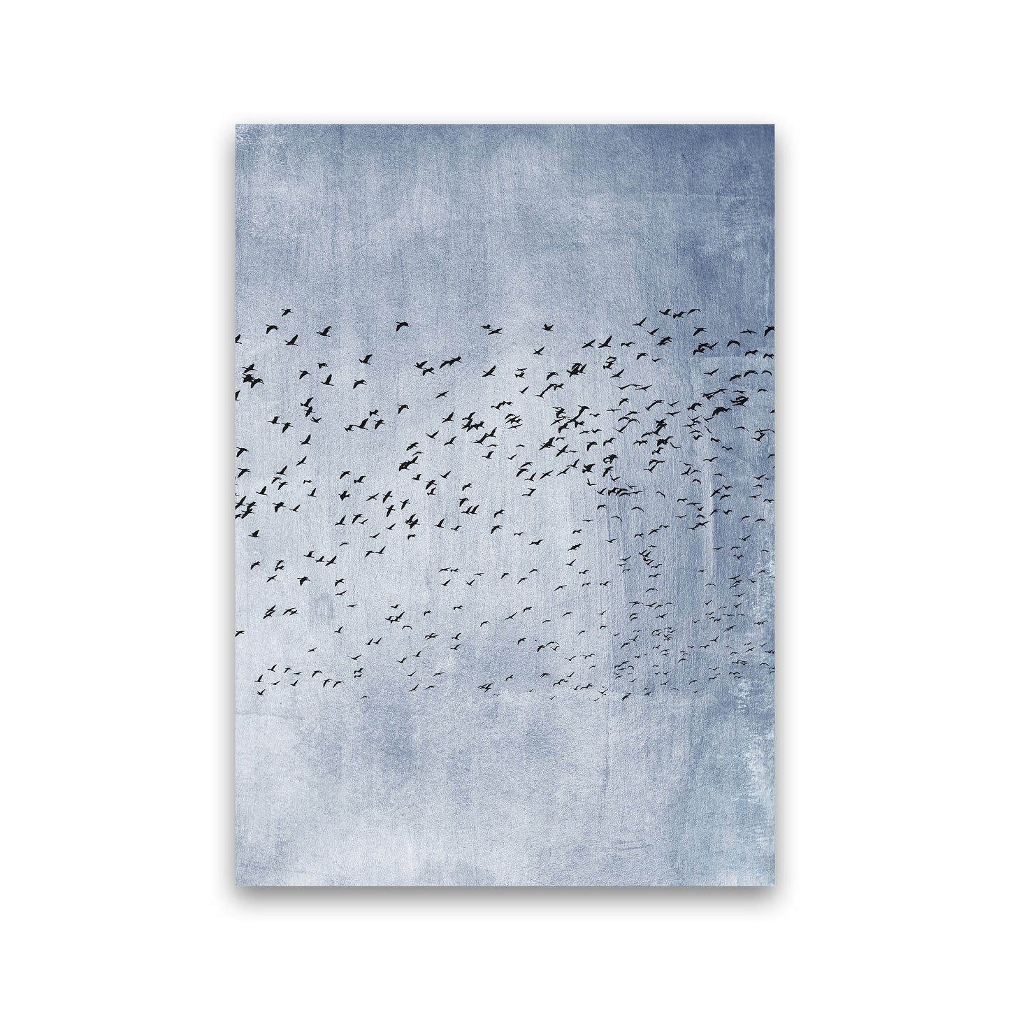 Moving On - Blue Contemporary Art Print by Kubistika Print Only